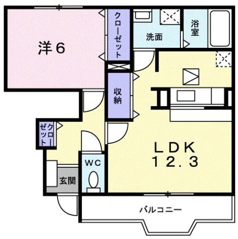 メゾンプラシードの間取り