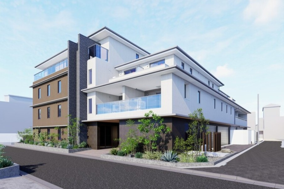 新宿区大京町の賃貸マンションのバルコニー