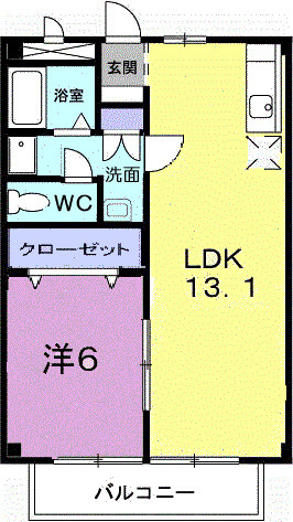 サンハイムＫⅡの間取り