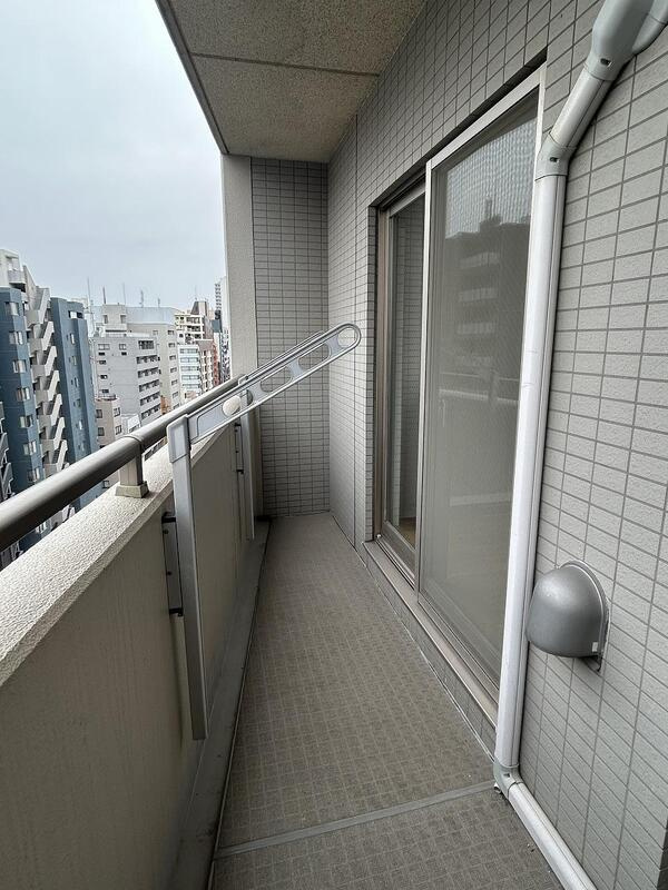 文京区小石川４丁目の賃貸マンションのバルコニー
