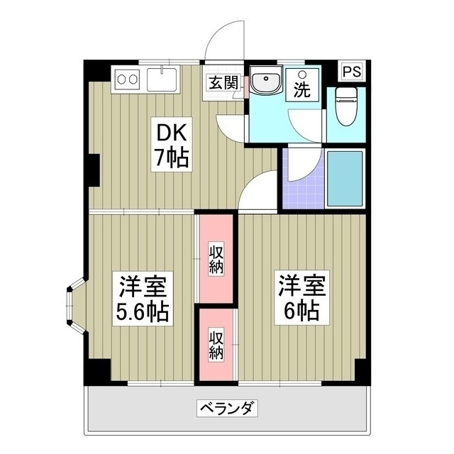 ホワイトタウン取手の間取り