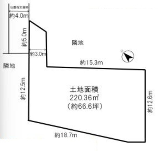 東松山市幸町　売地