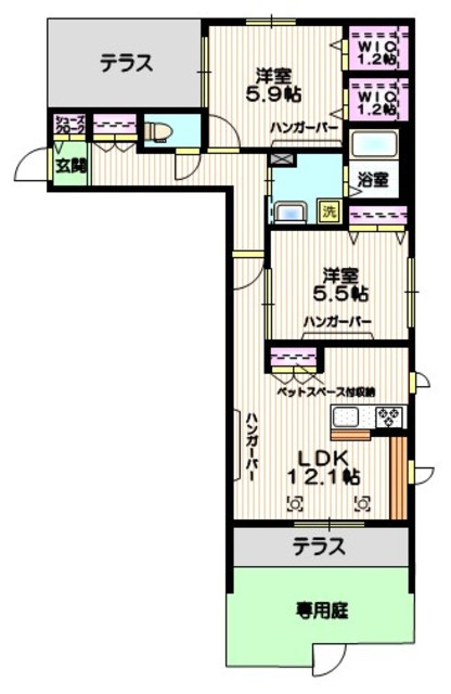 ブルーベル北大塚の間取り|間取り図