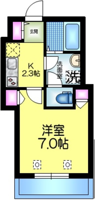 へーベルメゾン亀戸の間取り|★洋室７帖★