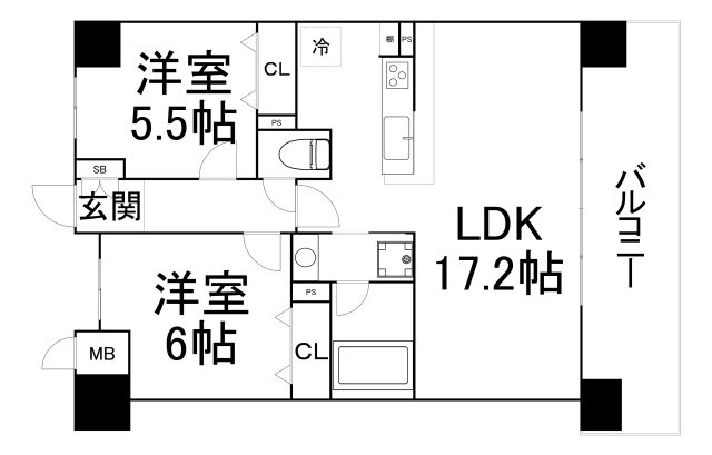 【間取り】 | バロンドールキョウバシ