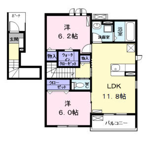 【間取り】 | B・right　Ⅰ(ビ・ライト