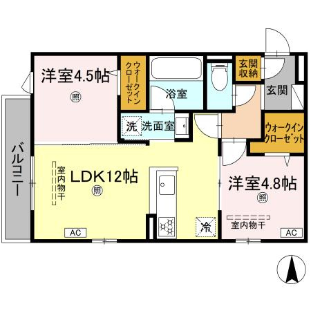 campanella山本の間取り