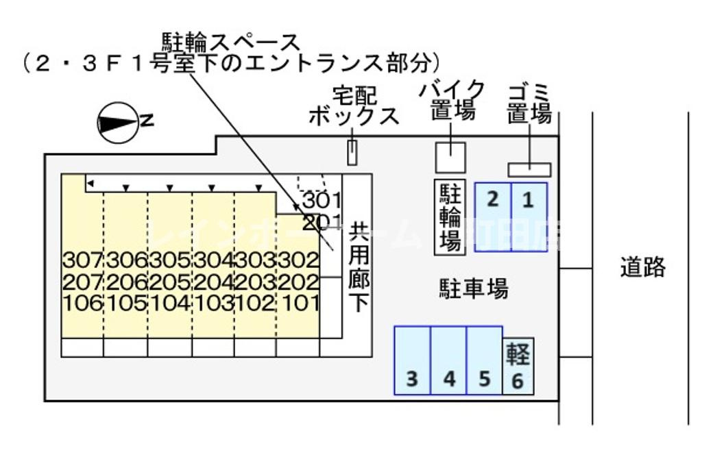 シンセリティ※初期費用分割あと払いサービス利用可能物件の区画図