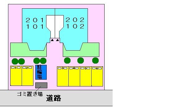 セレッソ　ノーブレの駐車場