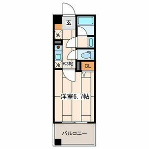 ライムレジデンス汐入の間取り