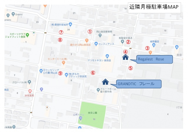 Regalest Rose(レガリスト ローズ)の地図