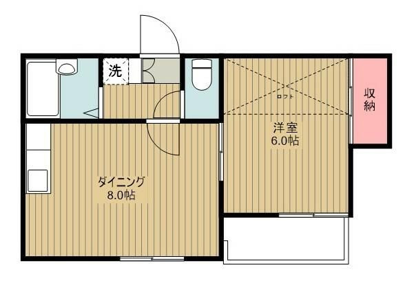 パレス中山第一の間取り