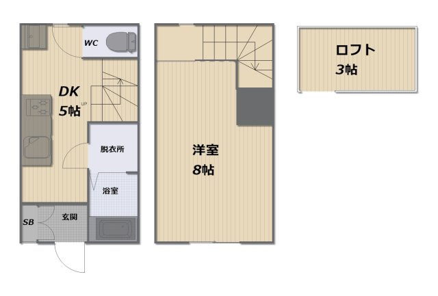 ジラソーレI A・B棟の間取り