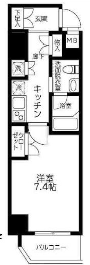 アイル秋葉原ノースの間取り|間取りです。