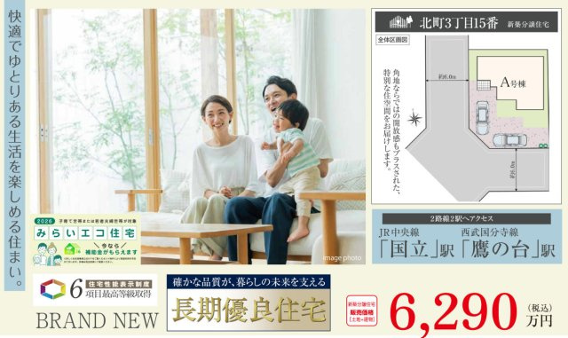 【Heartfull Town】北町３丁目１５番のその他|□売主作成による仮図面です□