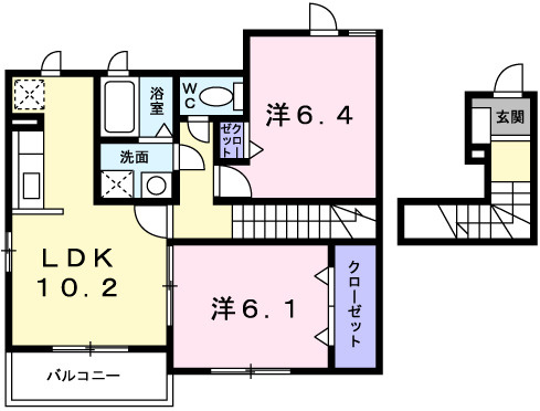ライラック　グレースの間取り