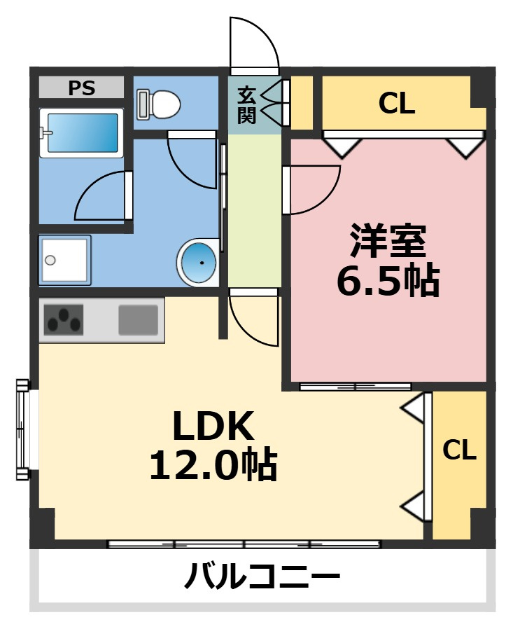 メゾンアルファの間取り
