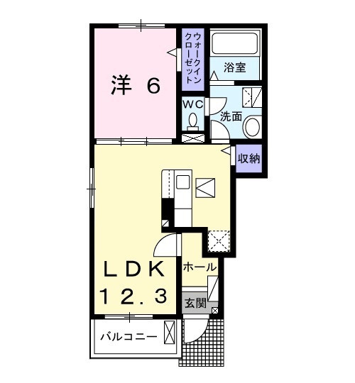 【間取り】 | タートルヒルズ６ｔｈ