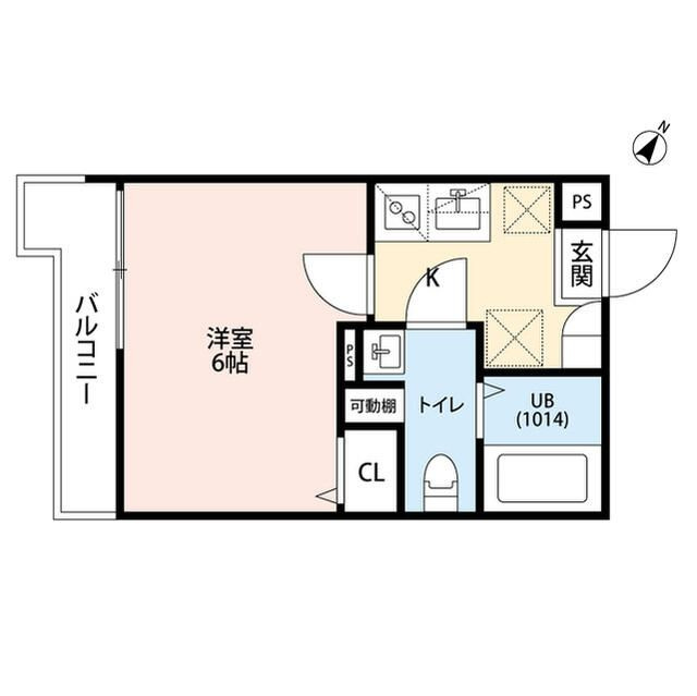 新子安レジデンスの間取り
