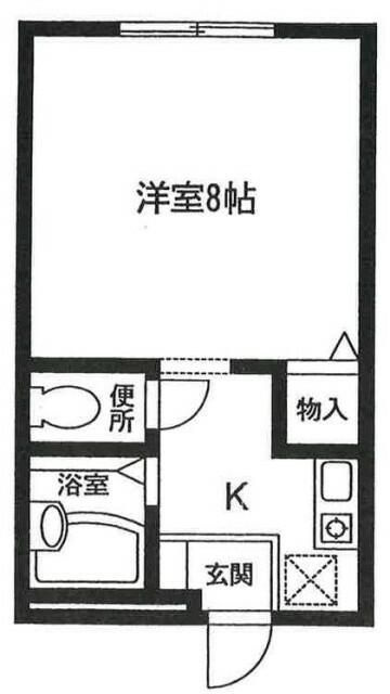 シャルムハイツの間取り