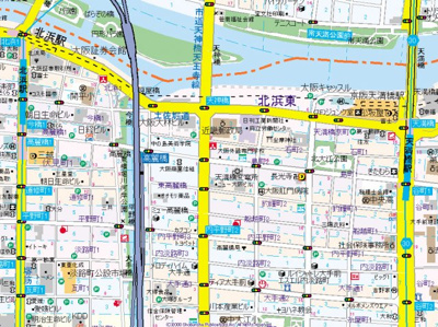 【地図】 | スワンズシティ天満橋