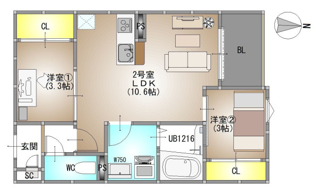 REGALEST 住吉の間取り