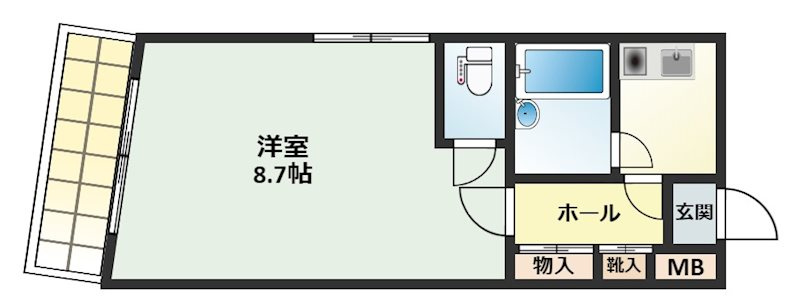 ときわ神田ハイツの間取り