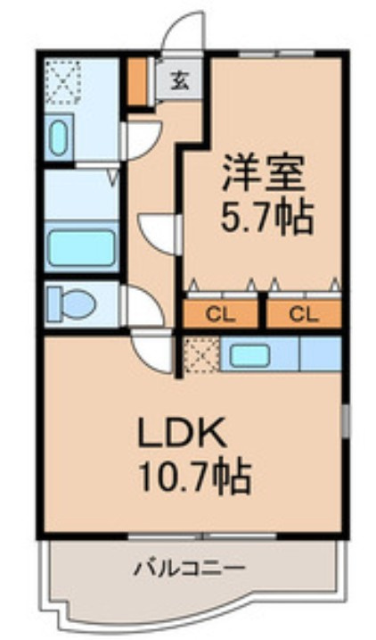 仲介手数料（賃料の1.10ヵ月）の50％OFF対象物件！の間取り