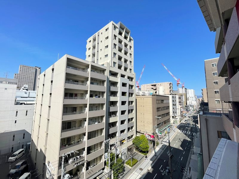 大阪市中央区内久宝寺町３丁目の賃貸マンションの展望