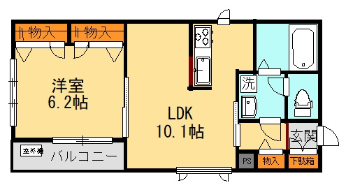 Ｄ－Ｆｌａｔの間取り