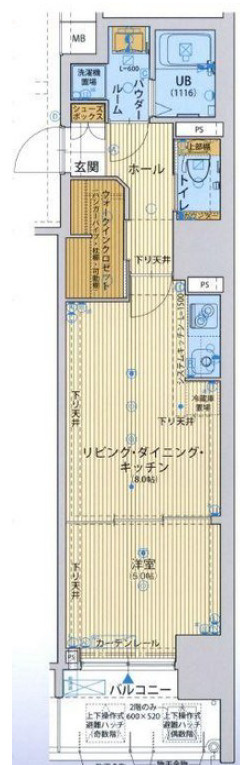 サムティ江戸堀ASUNTの間取り