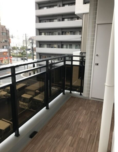 ブランズ北堀江プレイスのバルコニー