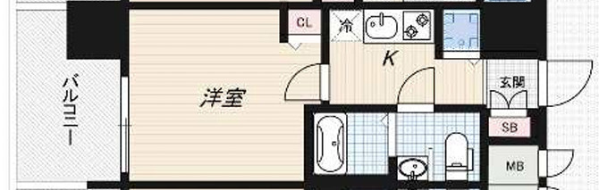 LUMINOUS桜川(旧:アーバンパーク難波)の間取り