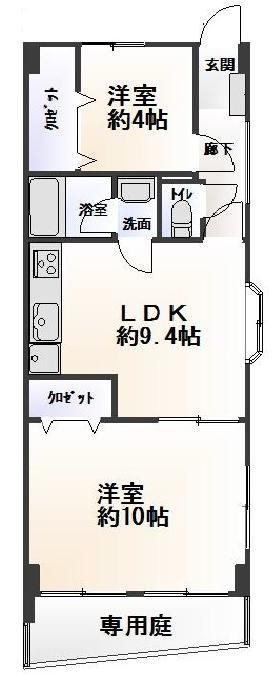 シャトード須磨離宮の間取り