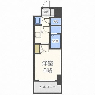 ファステート大阪ドームシティの間取り