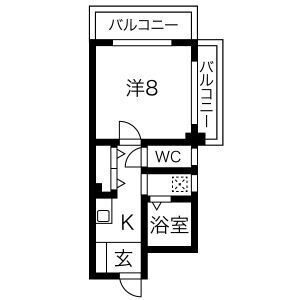 フォーリーフ清水の間取り