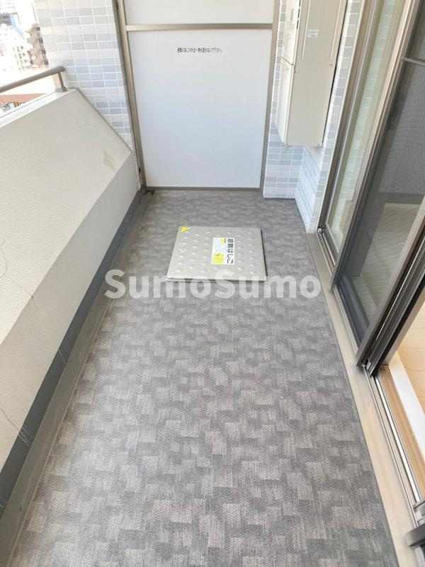 ガリレオ新町のバルコニー