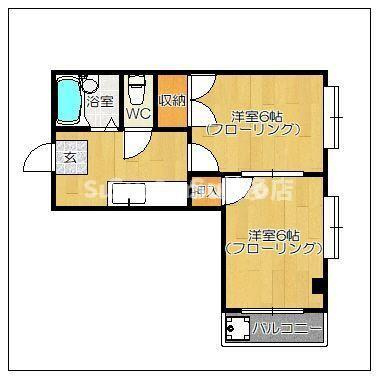 エリーナハイツ西新南Ⅱ の間取り