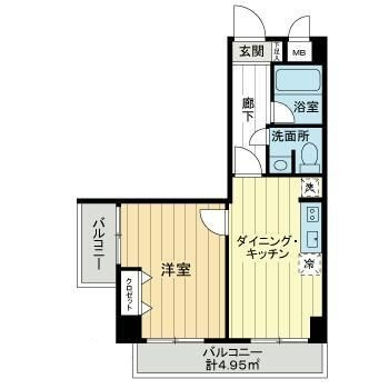 ライオンズマンション上石神井第２の間取り|間取りです。