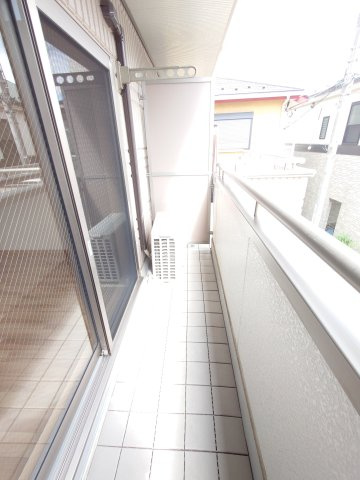 川崎市多摩区布田の賃貸マンションのバルコニー