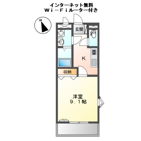 グランディーの間取り