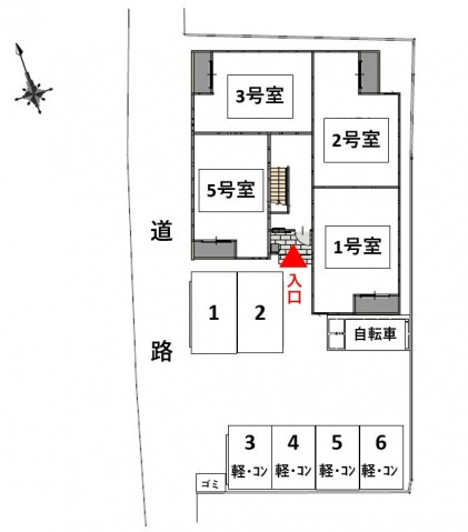 GRANDTIC 後楽園(グランティック コウラクエン)の区画図