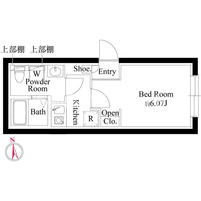 アクロスアベニュー上板橋【おとり物件なし】#学生・社会人にオススメ！初期費用分割払いOK！の間取り