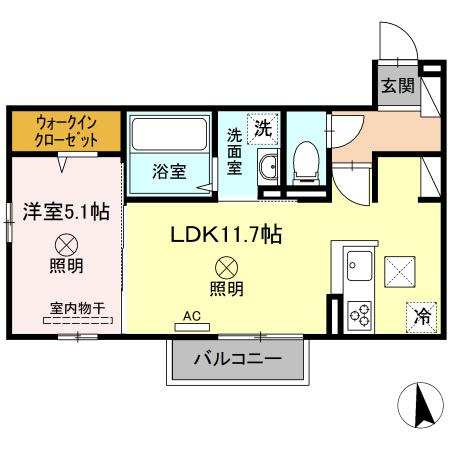 オリーブマンションの間取り