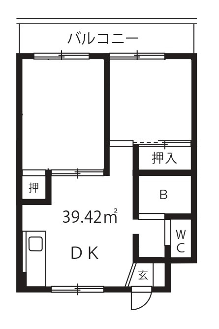 パークサイド南大井の間取り
