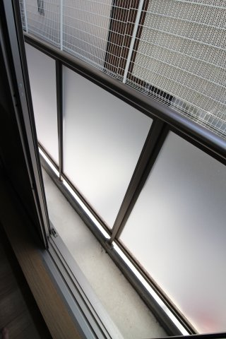 GLAハート明石のバルコニー