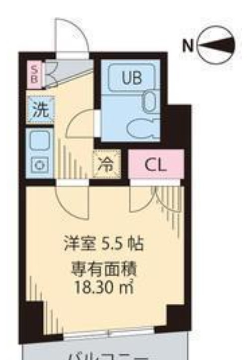 ベイステート安間の間取り