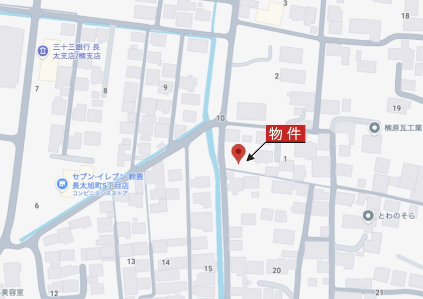 鈴鹿市長太旭町6丁目《1号棟》の地図|詳細Map