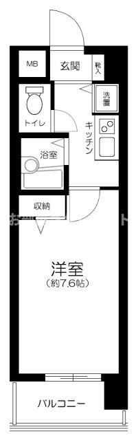 ガラ・シティ茗荷谷【おとり物件なし】#学生・社会人にオススメ！初期費用分割払いOK！の間取り