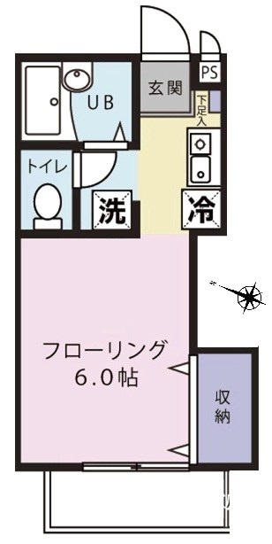 Ａｒｄｉｙ－１　アルディーワンの間取り